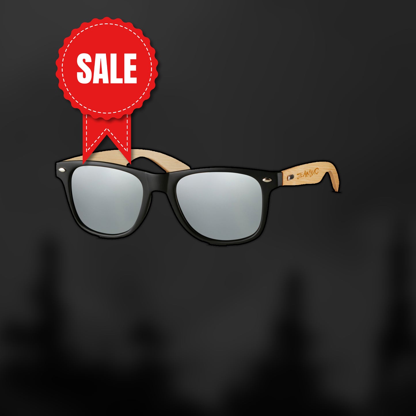 Bambus Sonnenbrille mit Prägung