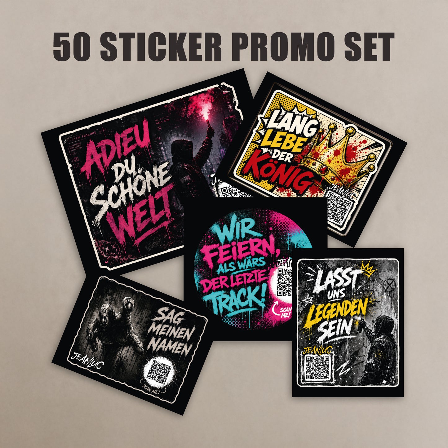"50 Sticker Promo Set"