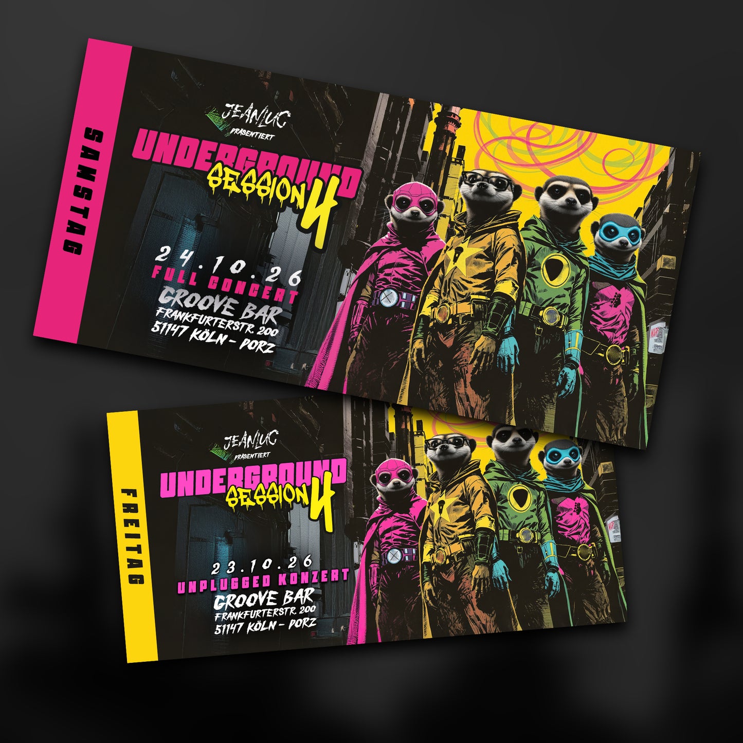 "Ticket" Underground Session 4 / 23.+24.10.26 (Köln)