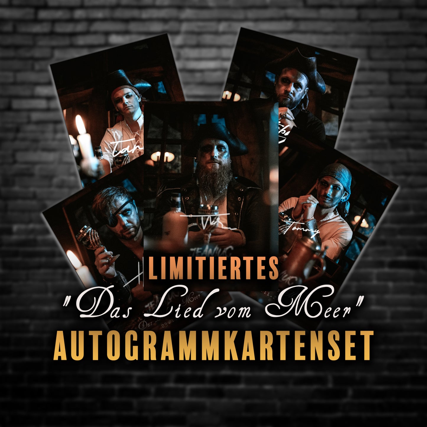 Limitiertes Autogrammkartenset "Das Lied vom Meer"