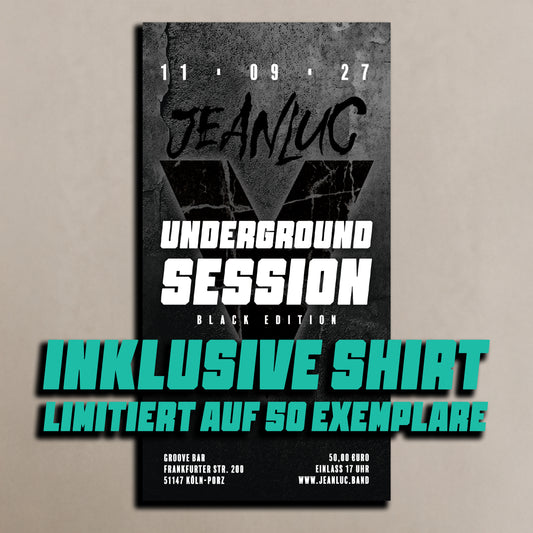 "11.09.27 - Underground Session V - BLACK EDITION" (Ticket + Shirt)