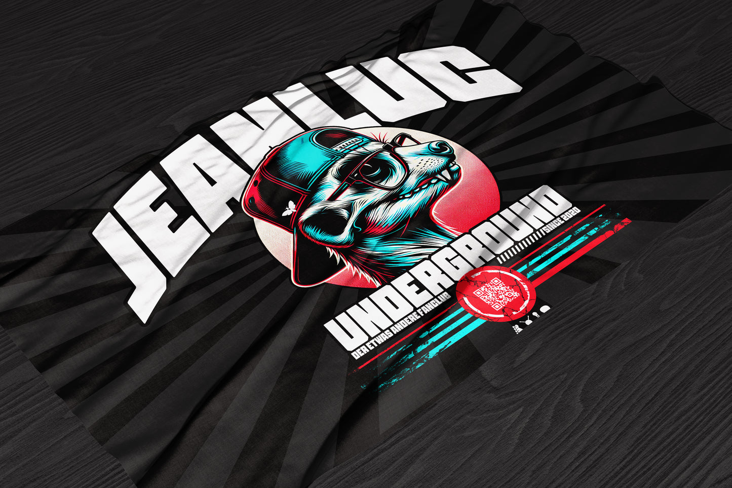 "JEANLUC UNDERGROUND" Fahne