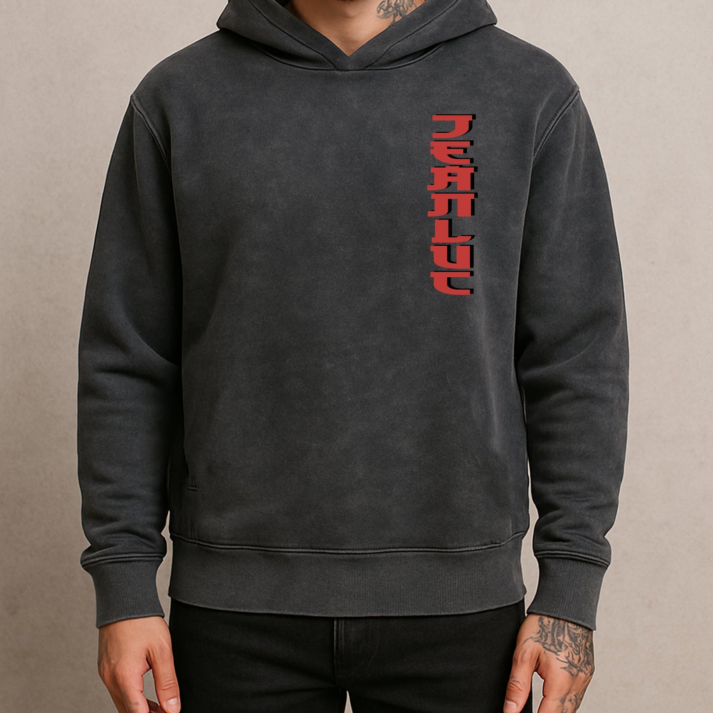 "Manga Motte" Acid Washed Oversized Hoodie