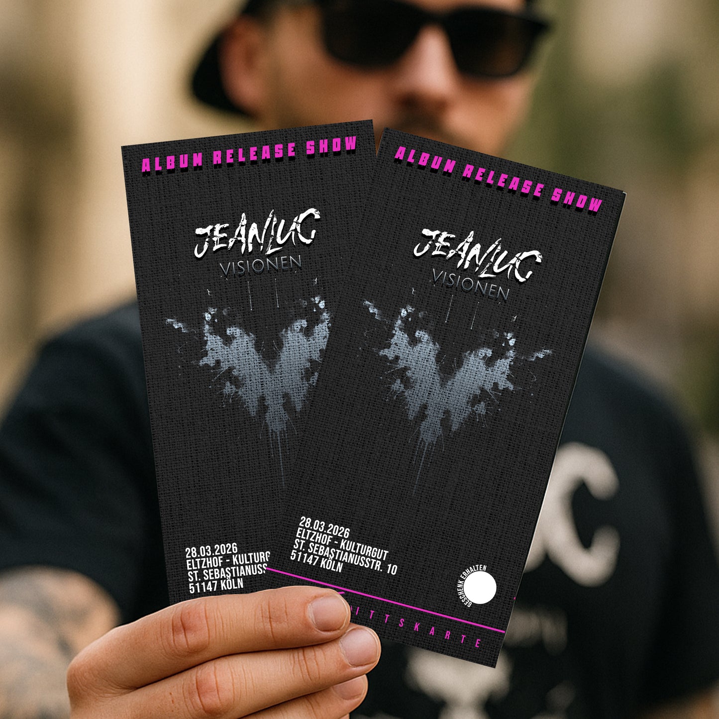 "Ticket" Record Release Show "VISIONEN" / 28.03.26 (Köln)